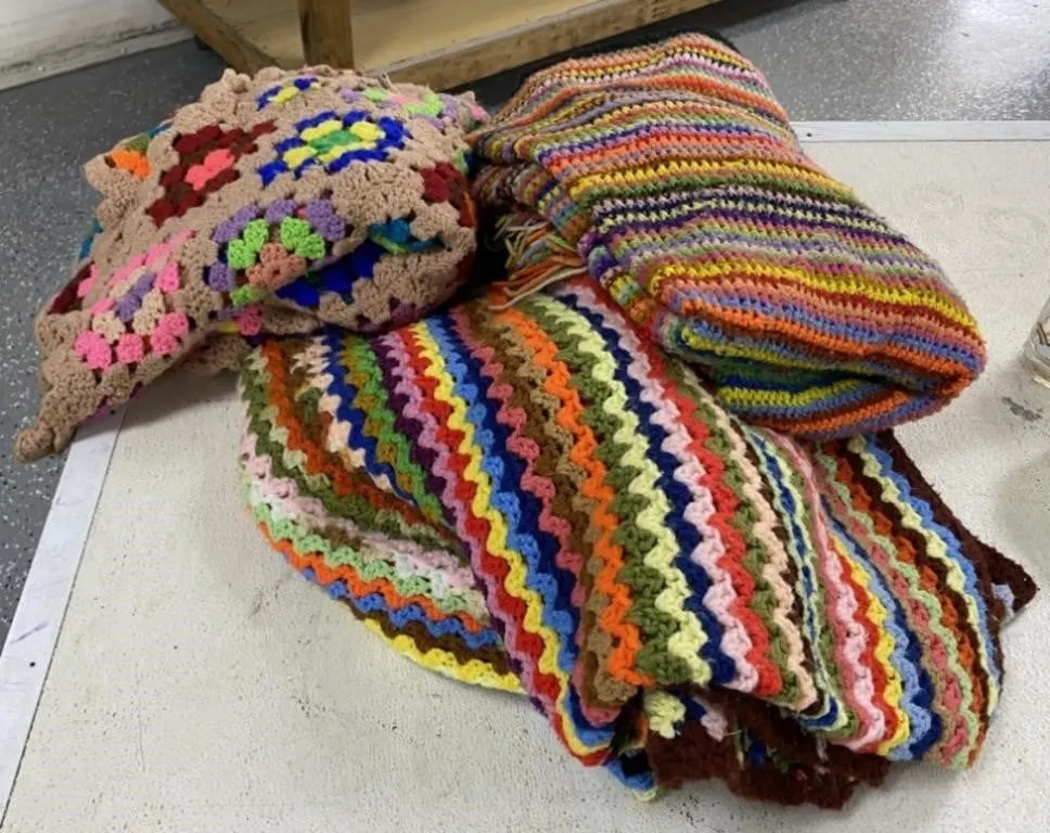 Hand Crocheted Afghan