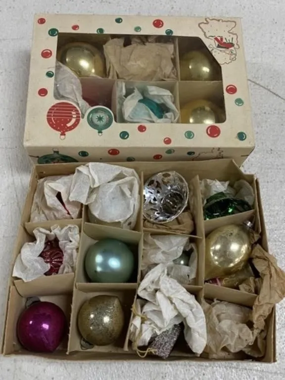 Vintage Shiney Bright Ornaments