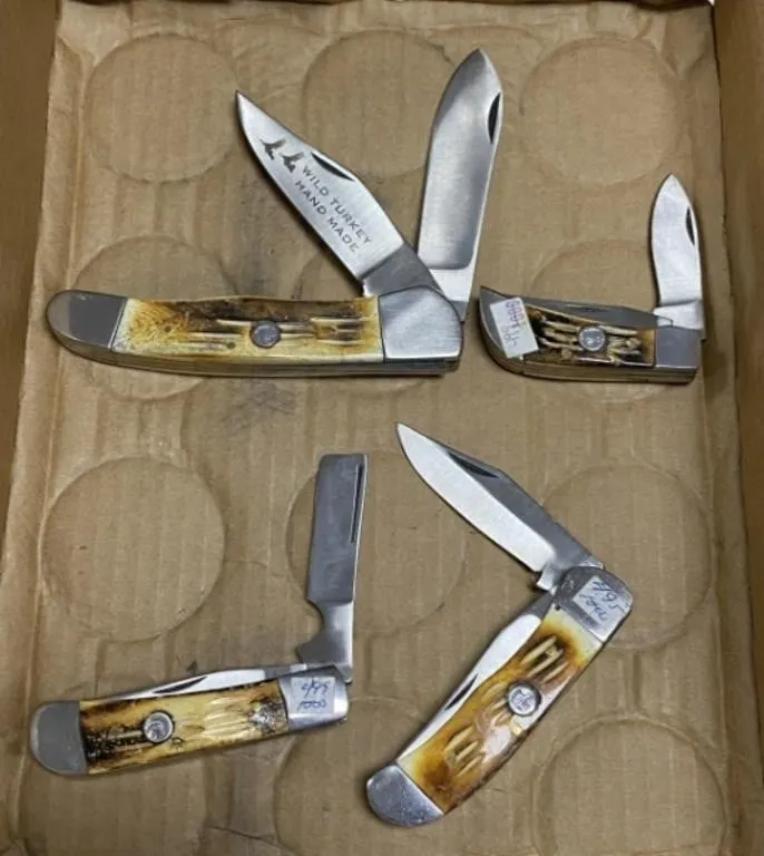 Stag Handle Pocket Knives