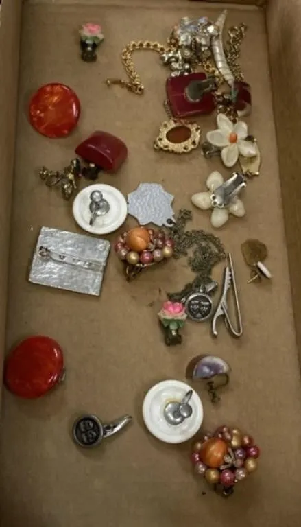 Costume Jewelry and Dresser Box