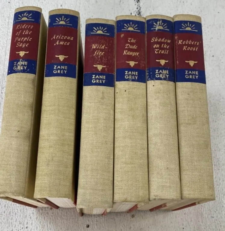 6 - Zane Grey Books