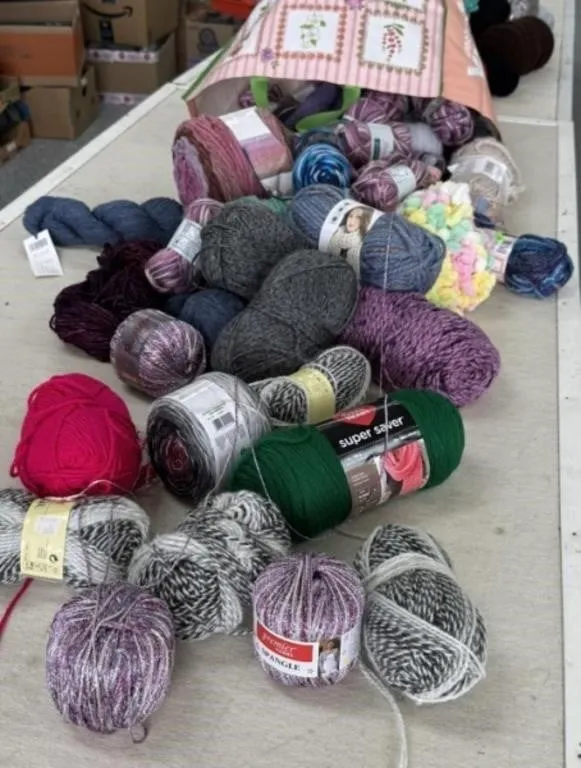 Large Bag of Yarn