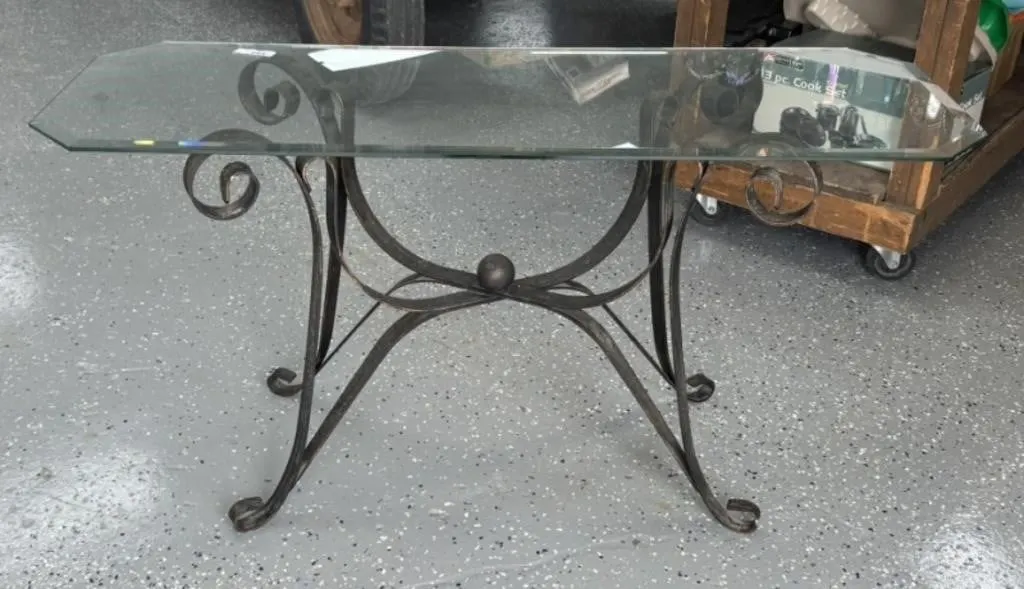 Glass Top Table