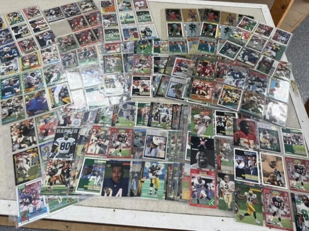 Football Cards in Sheets