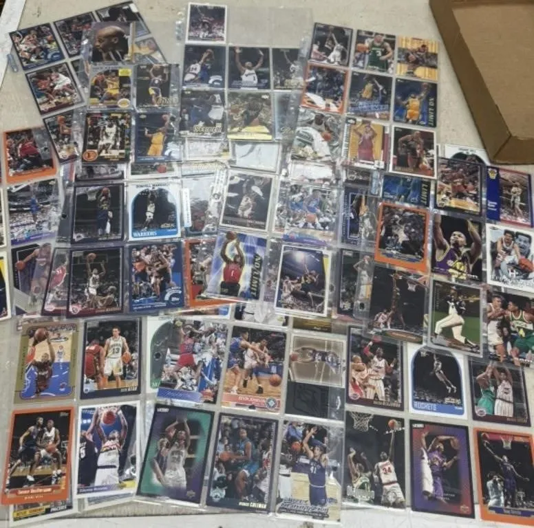 Basketball Cards in Sheets