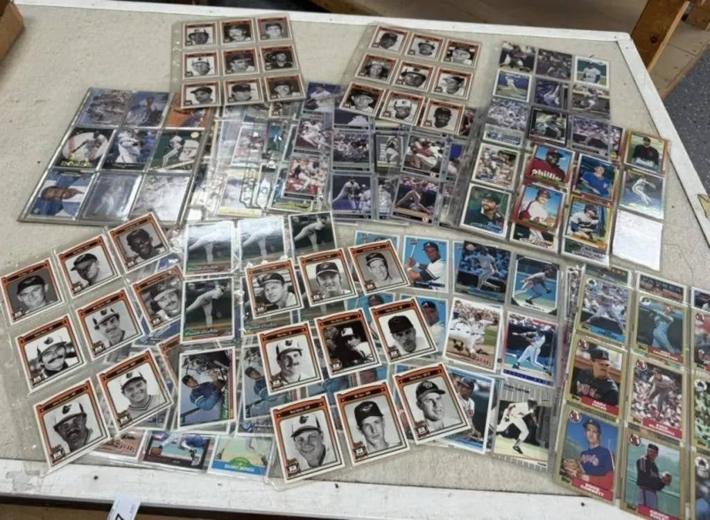 Baseball Cards in Sheets