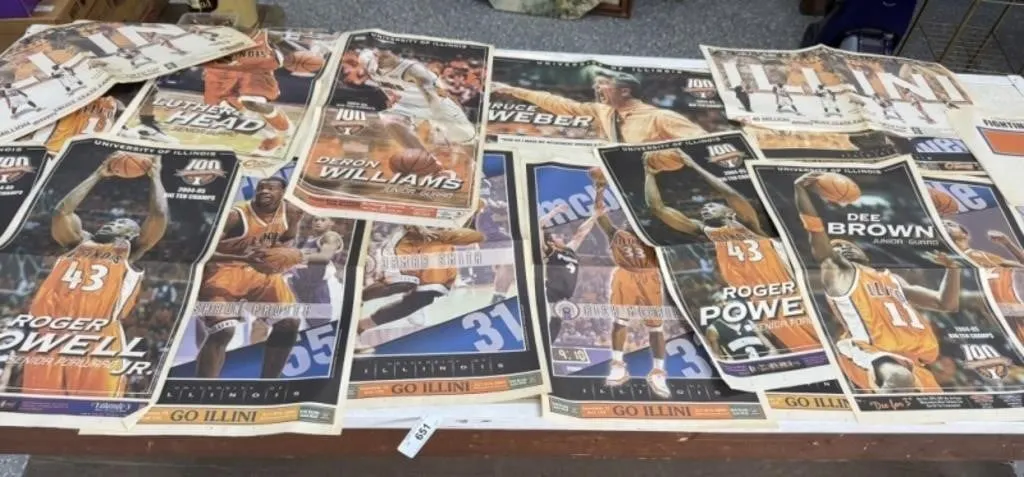 Illini Newsprint Posters