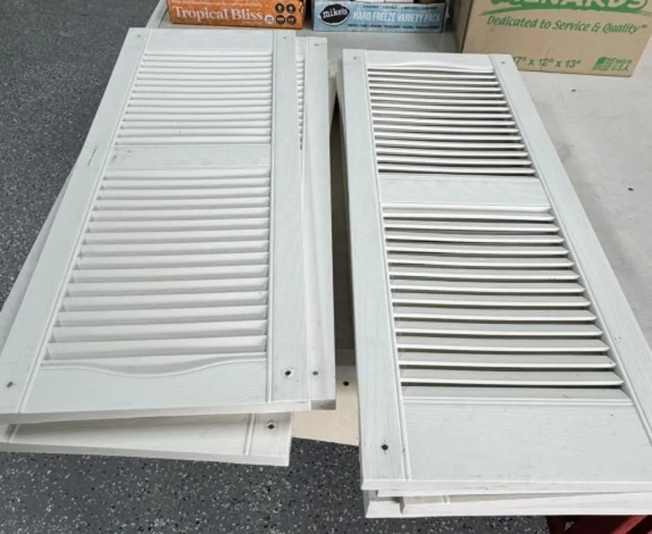 10 - 39 1/2" Vinyl Shutters