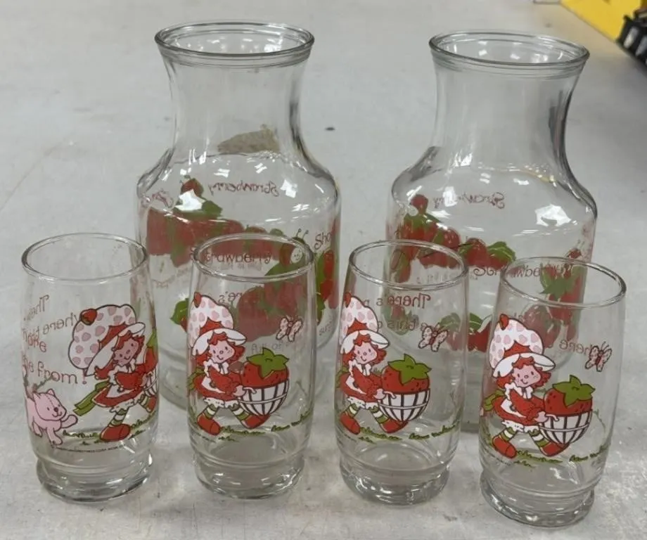 Strawberry Shortcake Drink Set