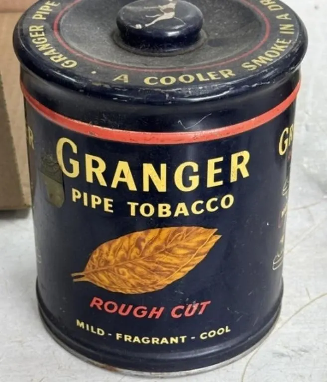 Tobacco Can with Lid