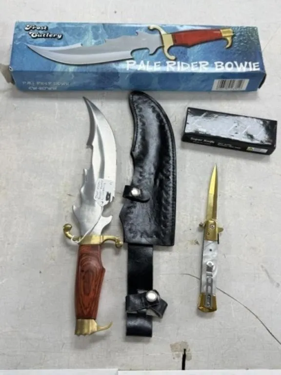 Bowie and Stiletto Knives