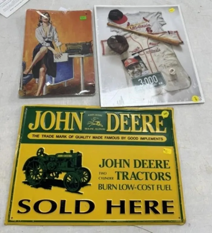 Metal Sign and St. Louis Poster