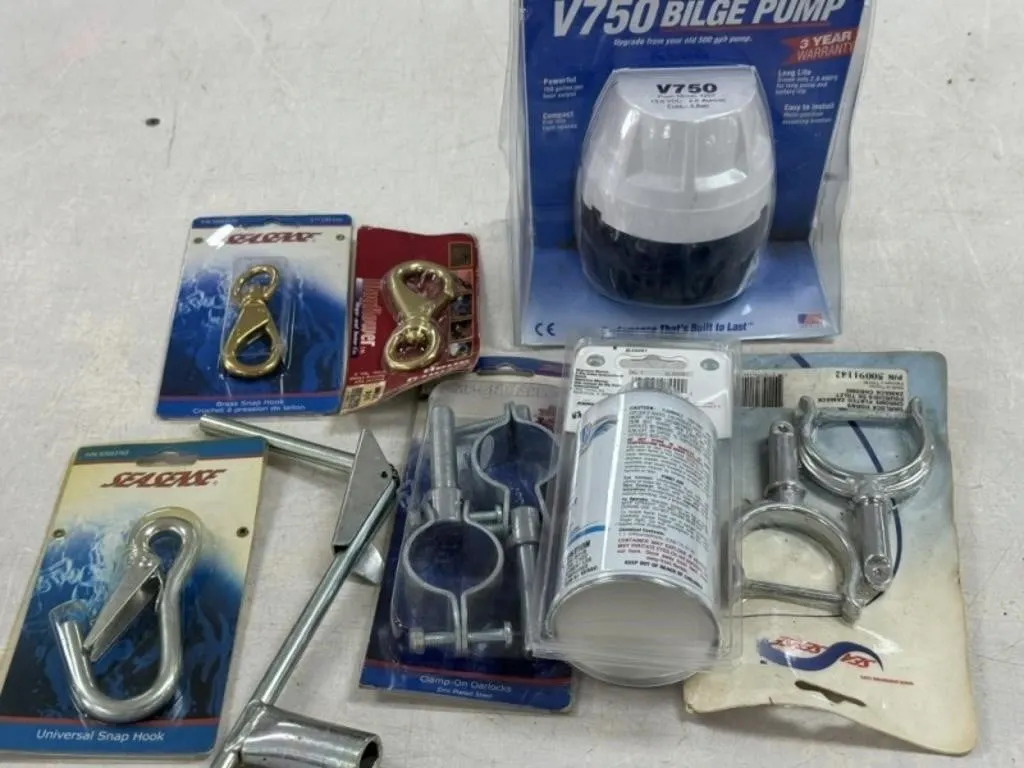 Marine Hardware, Electrical And Plumbing