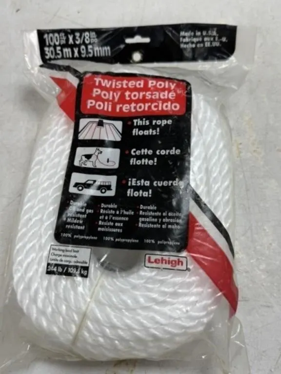 100 FT 3/8" Rope