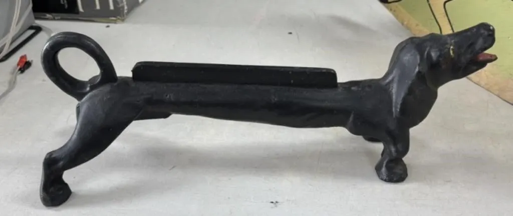 Cast Iron Weiner Dog Boot Scraper