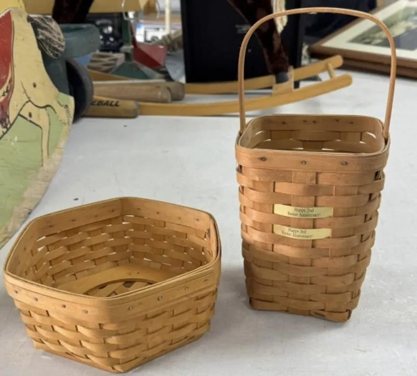 2 - Longaberger Baskets