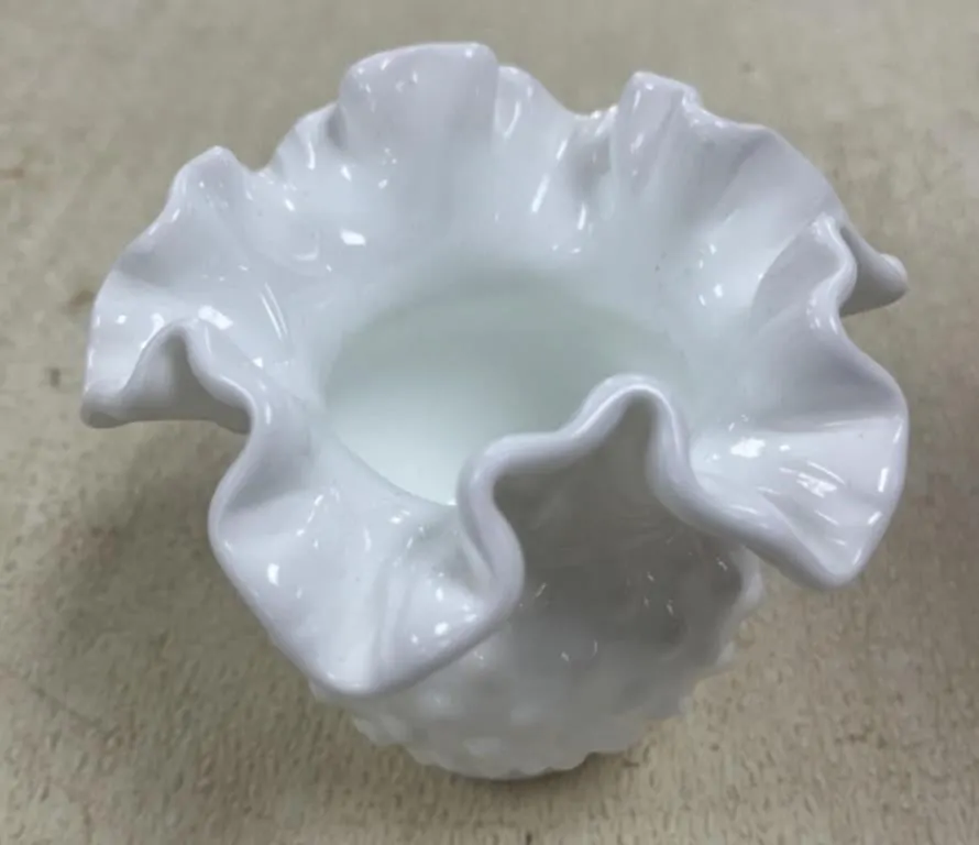 Fenton Hobnail Milk Glass Bowl