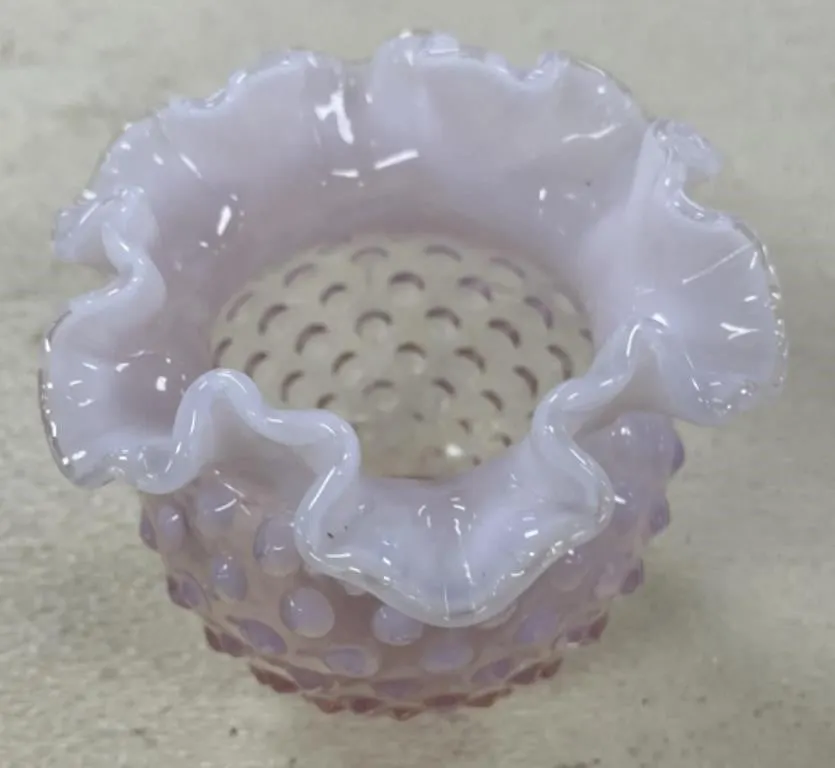 Fenton Hobnail Opalescent Vase