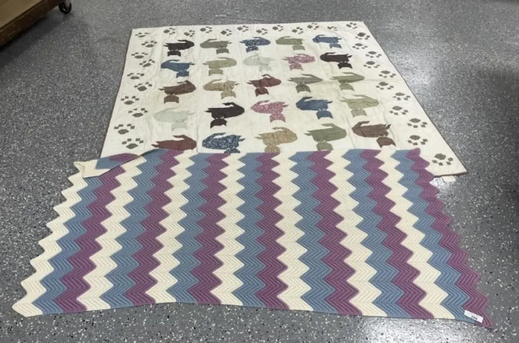 Quilted Bed Spread & Throw