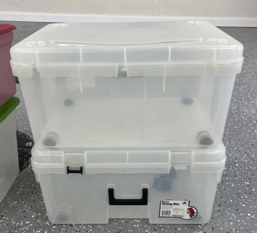 2 - Totes w/ Lids