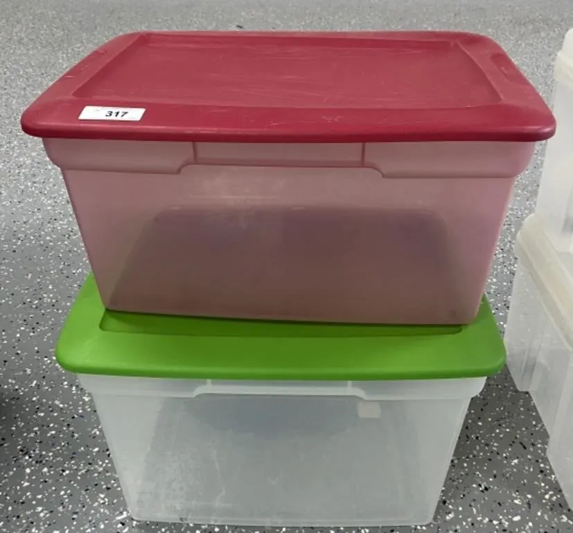 2 - Totes w/ Lids