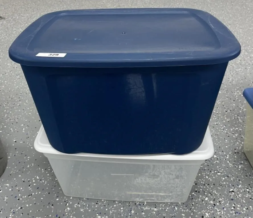 2 - Totes w/ Lids