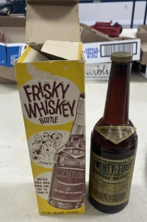Frisky Whiskey Bottle Gag Gift