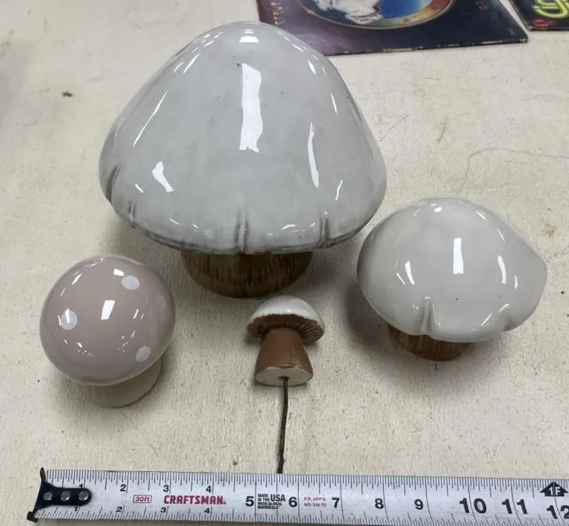 Ceramic Mushrooms