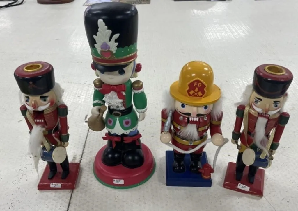 4 - Wood Nutcrackers