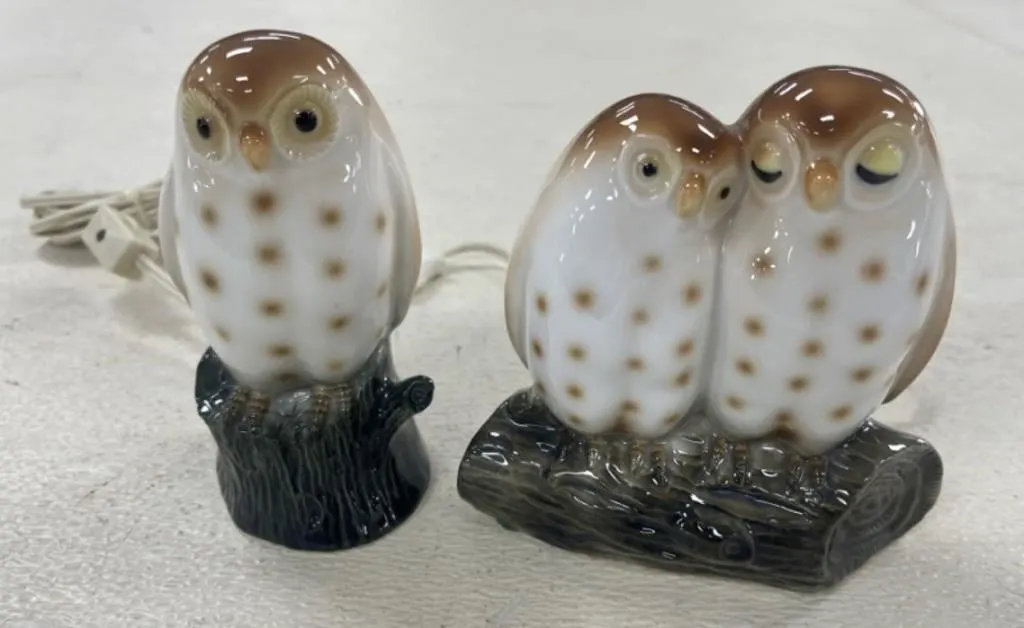 2 - Nice Glass Owl Lights
