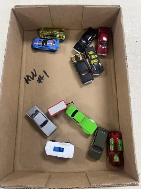 12 - No. 1 Hot Wheels Diecast Cars