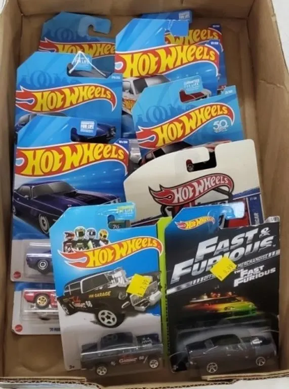 10 - Hot Wheels Diecast Cars