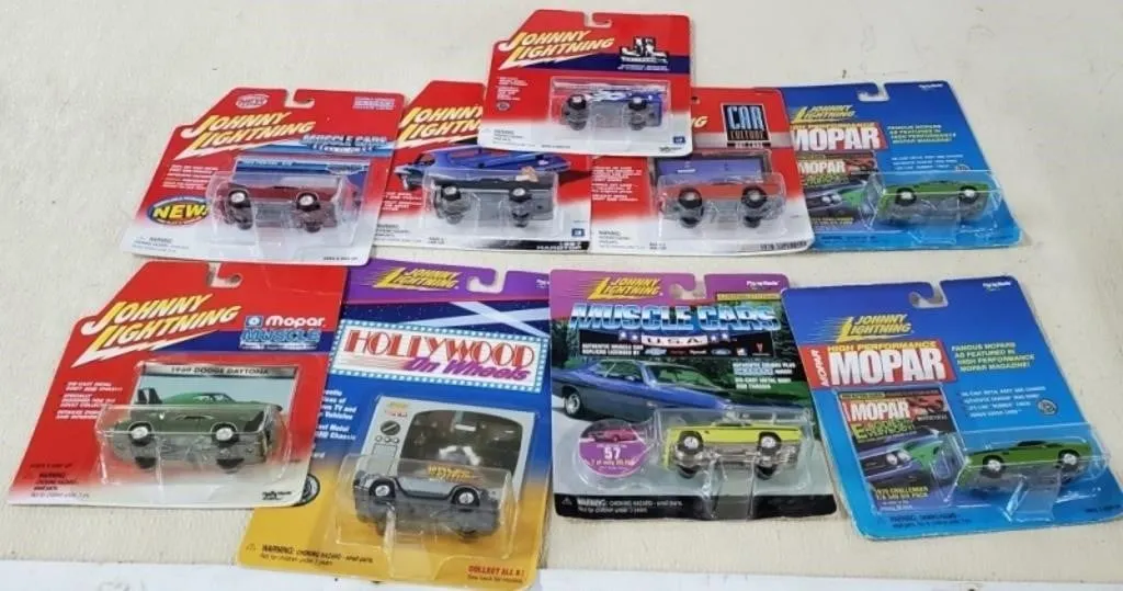 9 - Johnny Lightning Diecast Cars