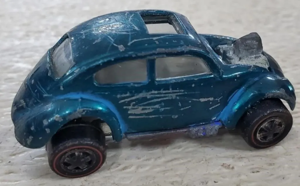 1967 VW Red Line Hot Wheels Diecast Car