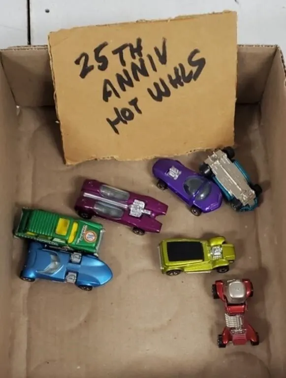 7 - 25th Anniversary Hot Wheels Diecast Cars