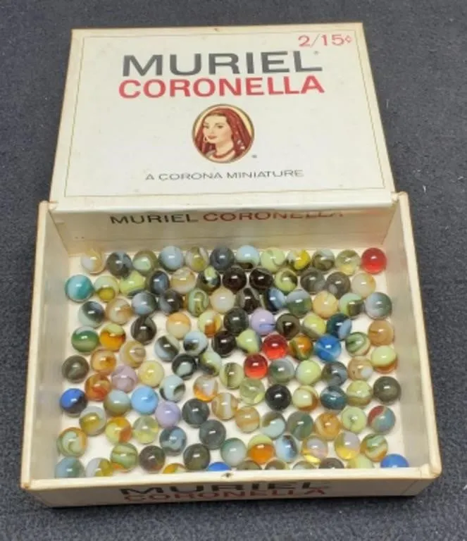 Box w/ Pee Wee Marbles