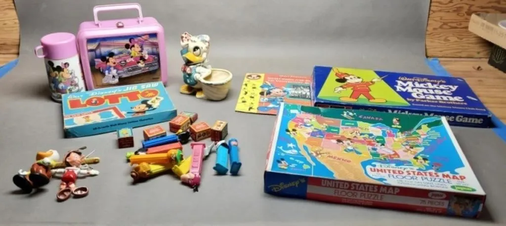 Many Mickey Mouse & Disney Items