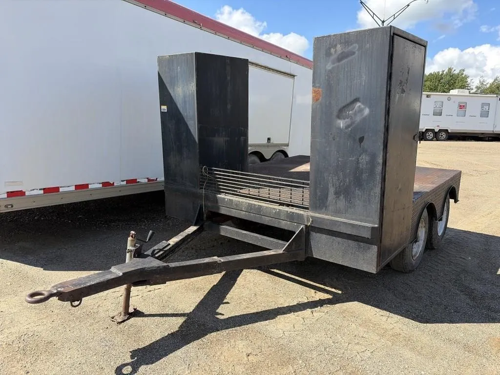 Tandem Axle Welding Deck Trailer - Unregistered