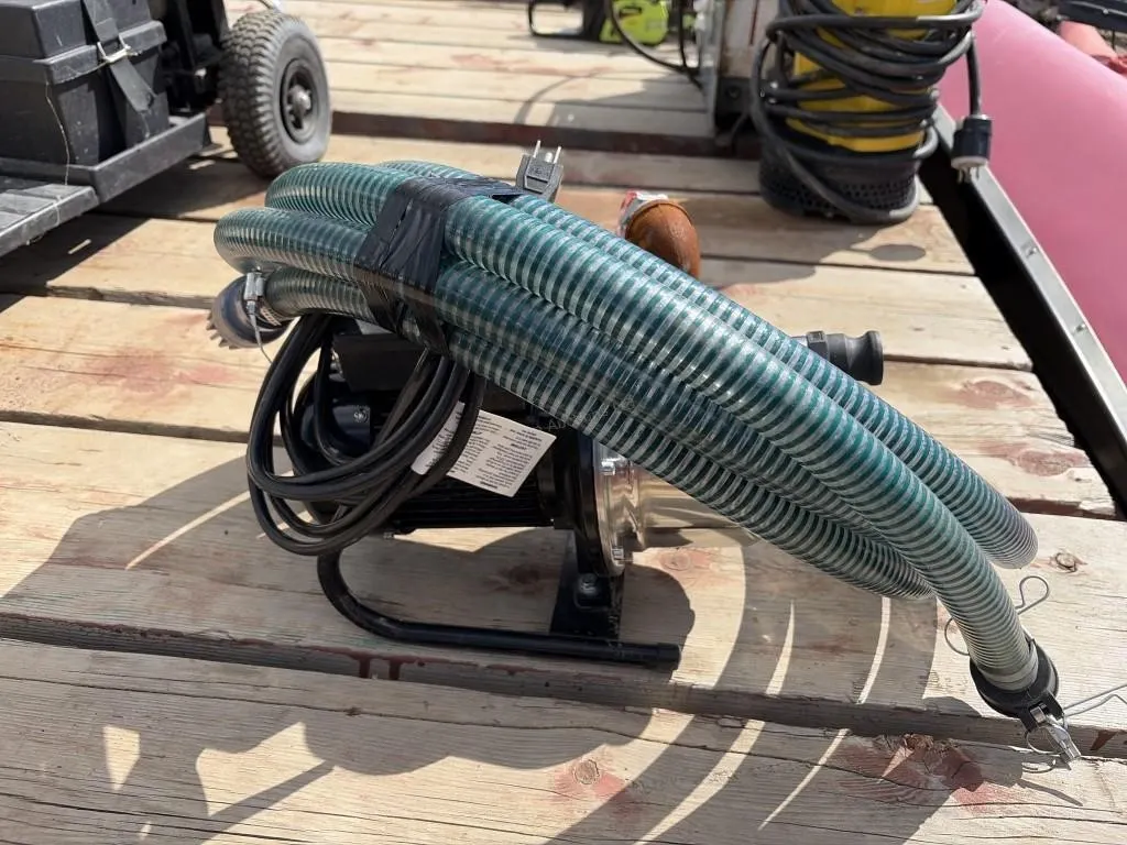 1 Hp 1 Inch Water Pump With Suction Hose