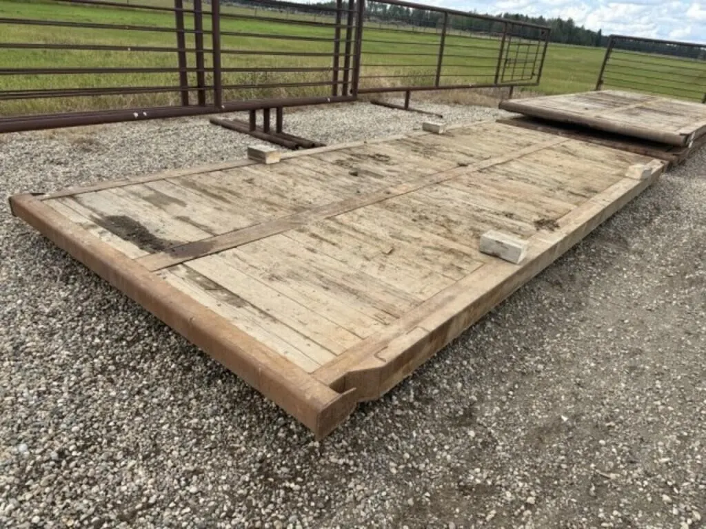 1 -8' x 20' Steel Framed 3 Beam Rig Mat -GOOD COND