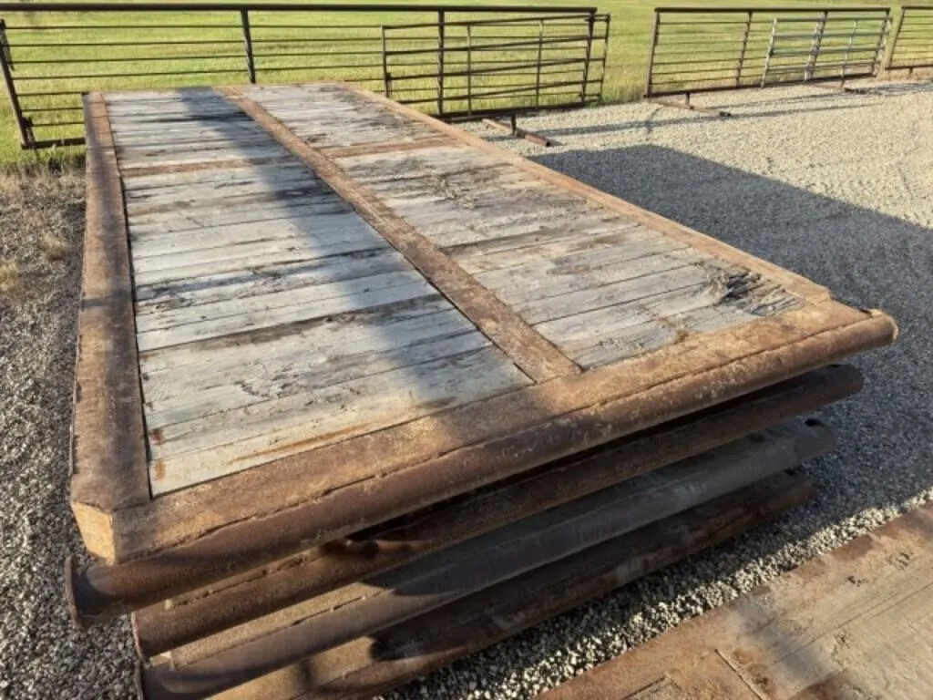 1 -8' x 20' Steel Framed 3 Beam Rig Mat -GOOD COND