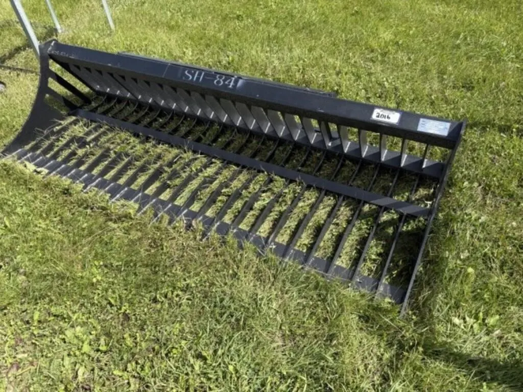NEW Greatbear Skidsteer 84" Rock Bucket