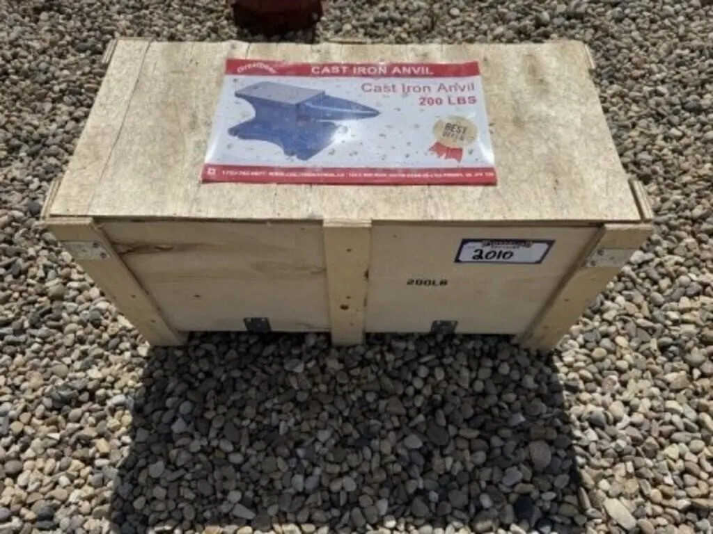 NEW Greatbear Single-Horn Iron Anvil (200 lbs)