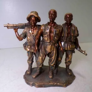 Detailed Resin Replica The Three Soldiers to Honor
