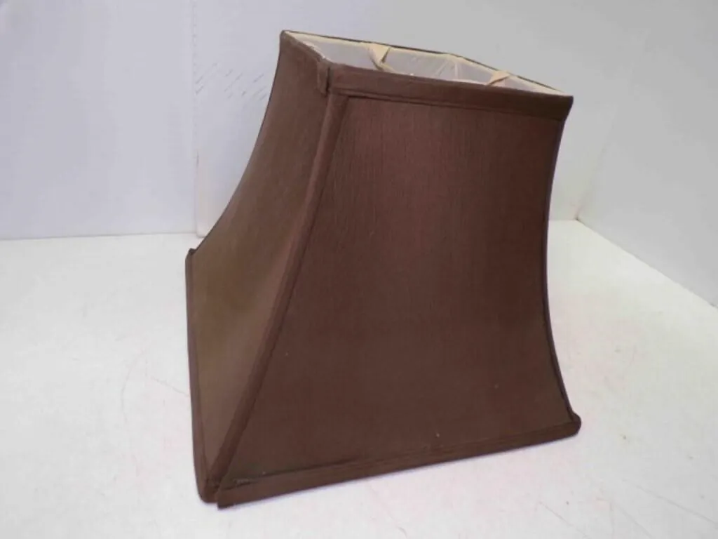 Vintage Brown Square Bell Lamp Shade