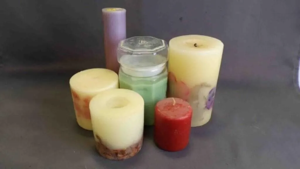 6 Lot of Used Candles
