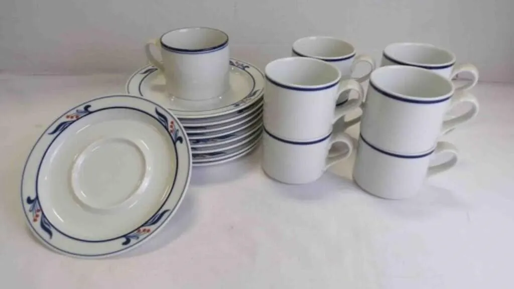 18 Vintage Dansk Bistro "Maribo" Mug & Plate Set