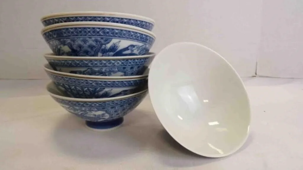 6 Vintage Andrea by Sadek Japanese Rice Bowls