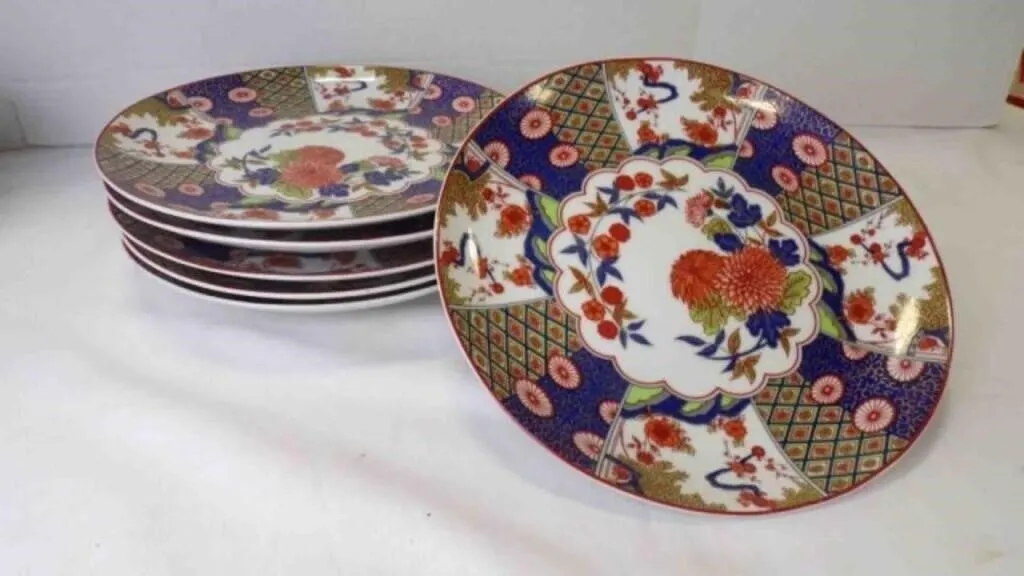 6 Vintage Chinese Porcelain Dinner Platters