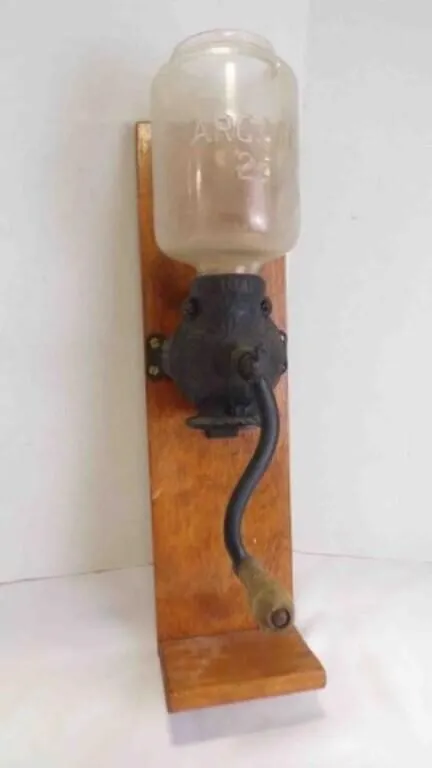 Antique Crystal No.25 Wall-Mount Coffee Grinder